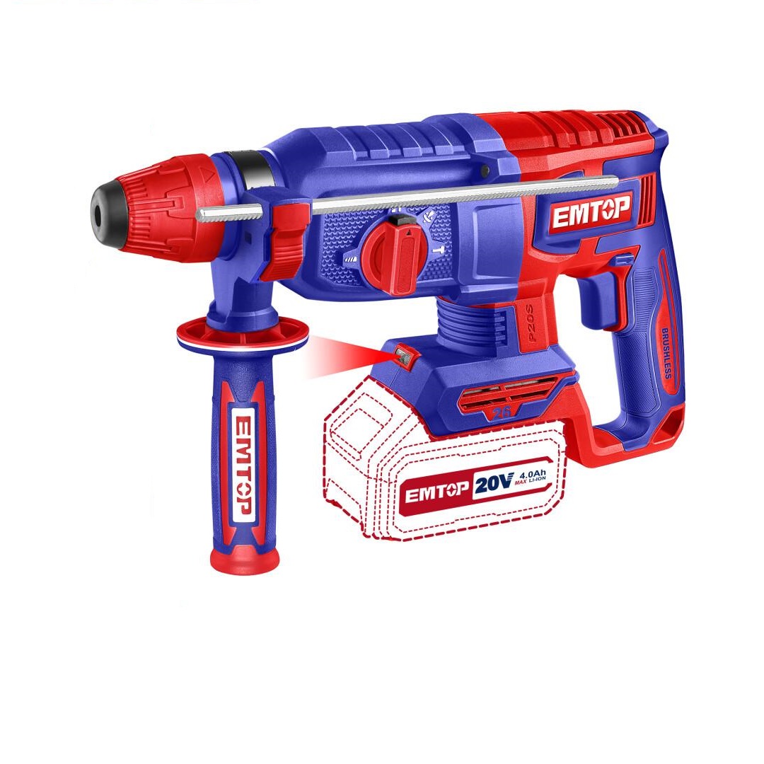 Перфоратор акумуляторний EMTOP ELRH202682